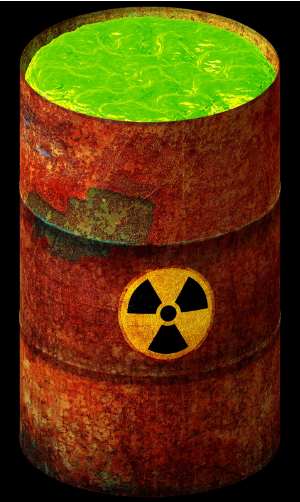 Where is hazardous waste disposed of?